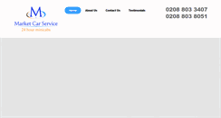 Desktop Screenshot of marketcarservice.com